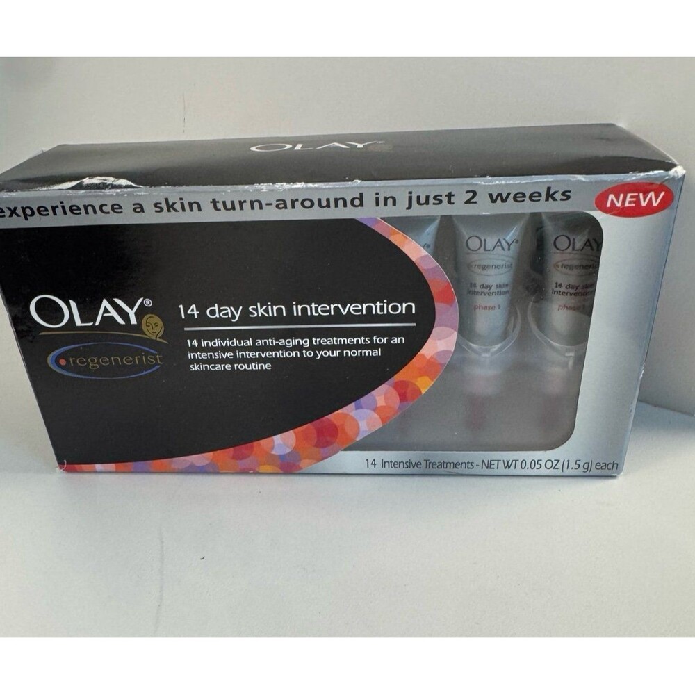 Olay Regenerist 14 Day 2 Weeks Skin Intervention Anti-Aging New in Box Sealed